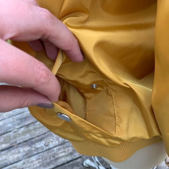 Yellow Rainbow Bomber Jacket - Picture 8 of 10